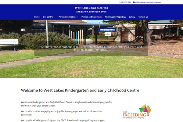 West Lakes Kindergarten and Early Childhood Centre front door