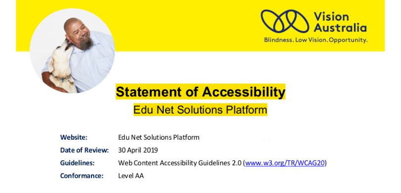 Edu Net Solutions Achieves Level AA Accessibility Compliance